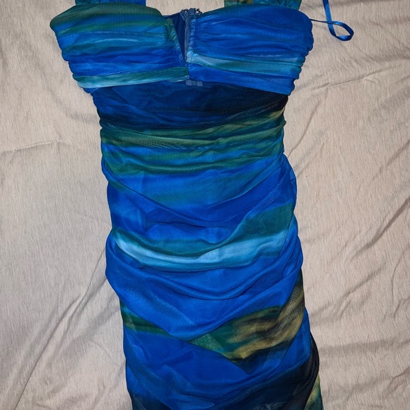 Hello molly styled to perfection midi dress blue NWT NEVER WORN - Picture 8 of 9